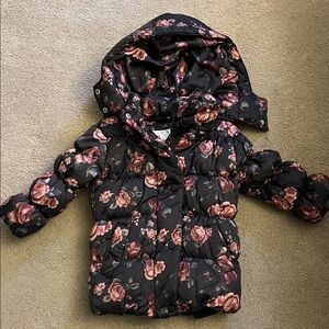 Urban Republic Floral Puffer Coat 2T